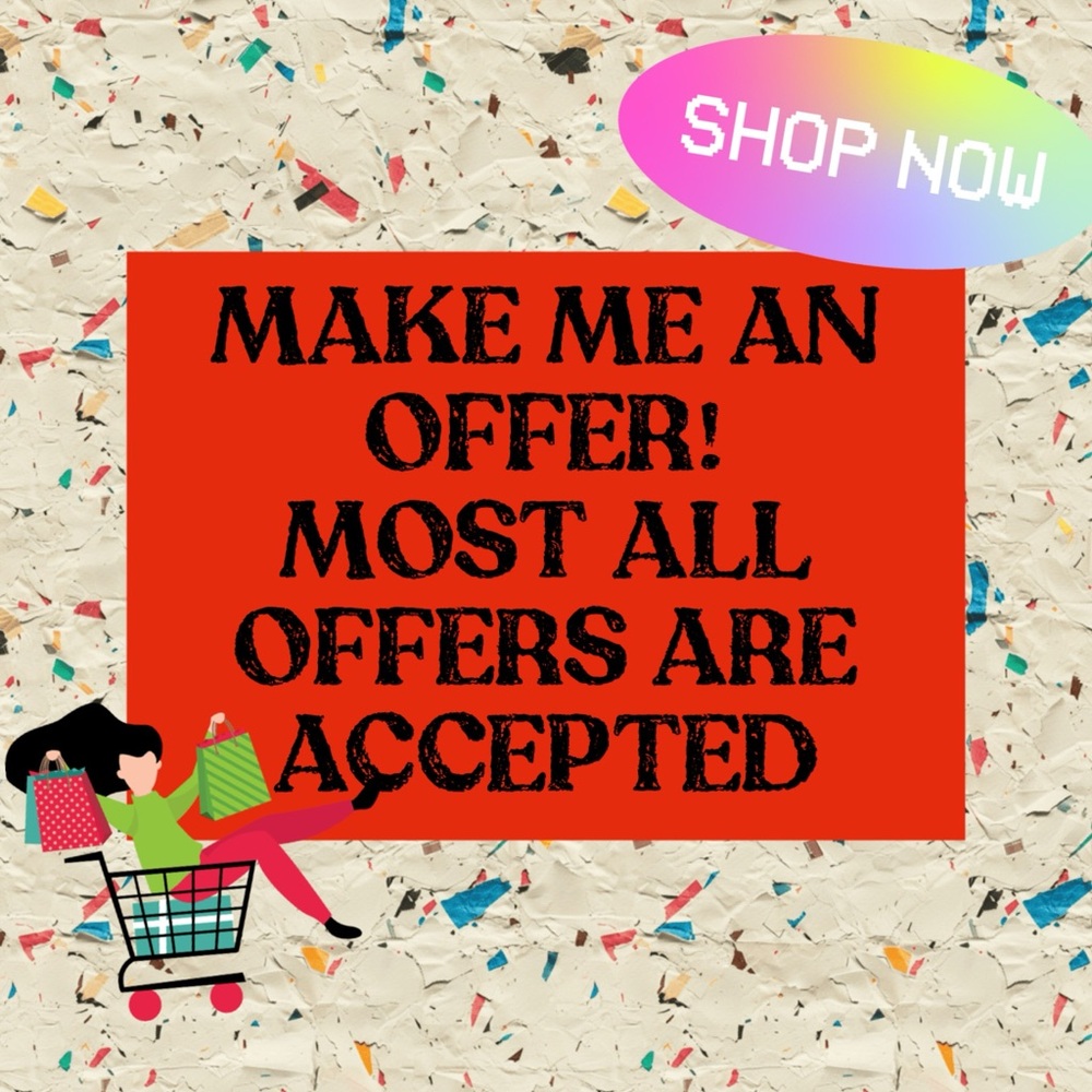 Colorful Shopping Offer Sign